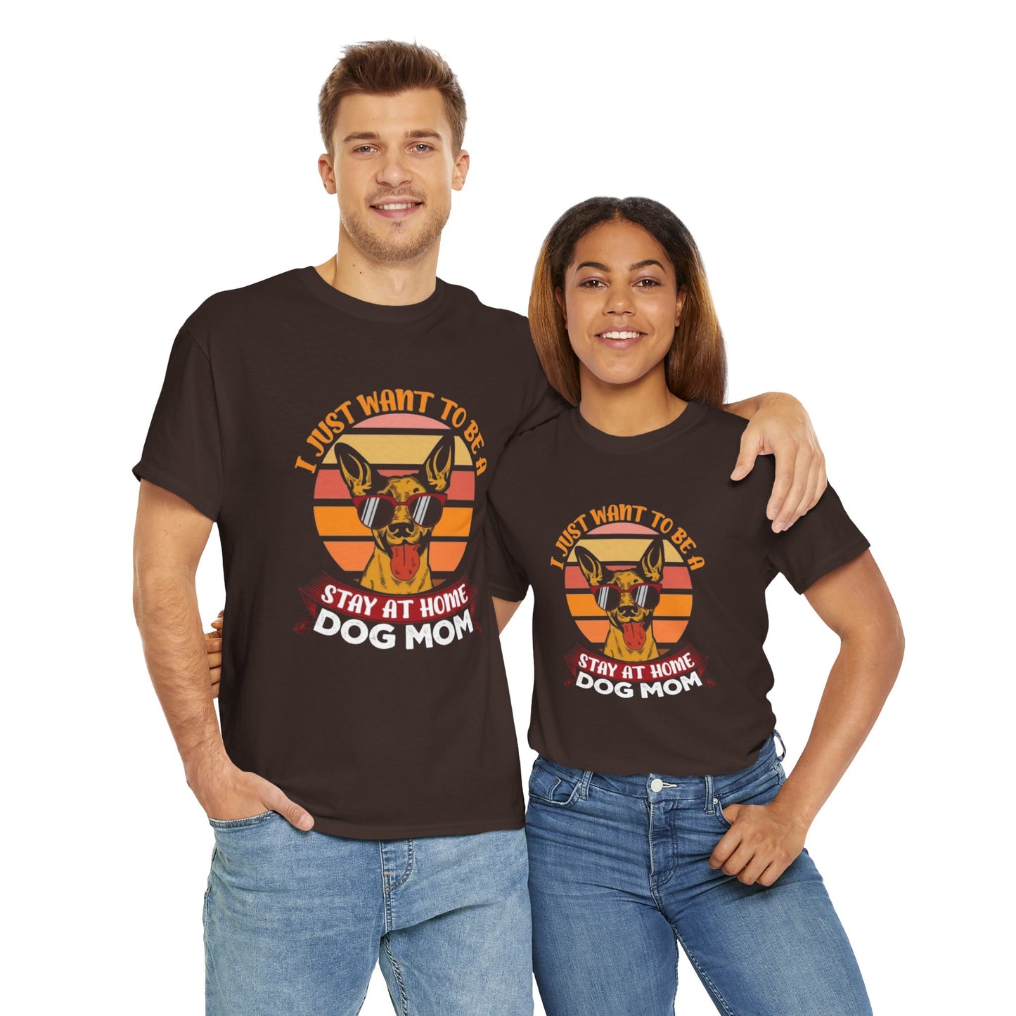 Stay-at-Home Dog Mom Tee