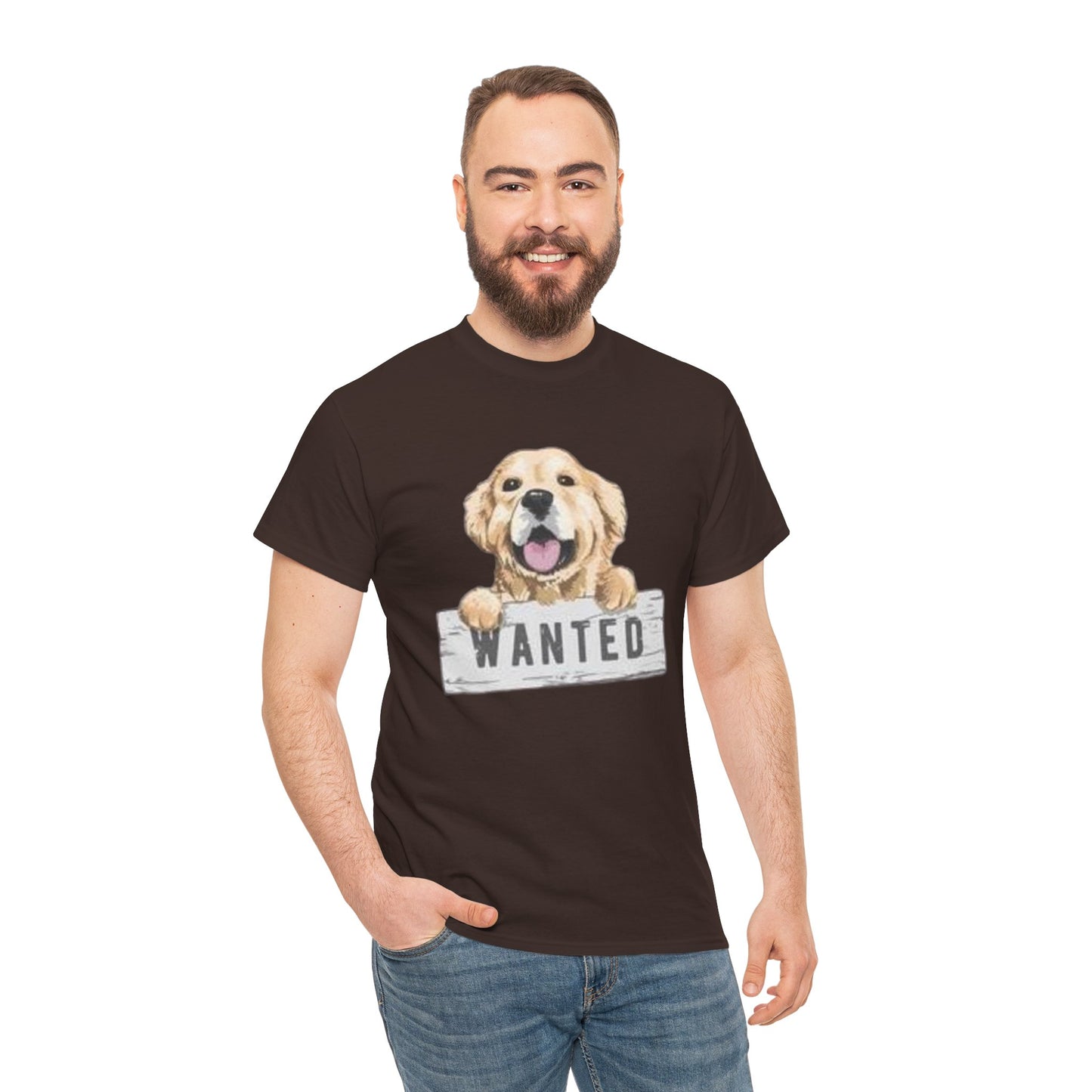 Wanted Dog Unisex Heavy Cotton Tee