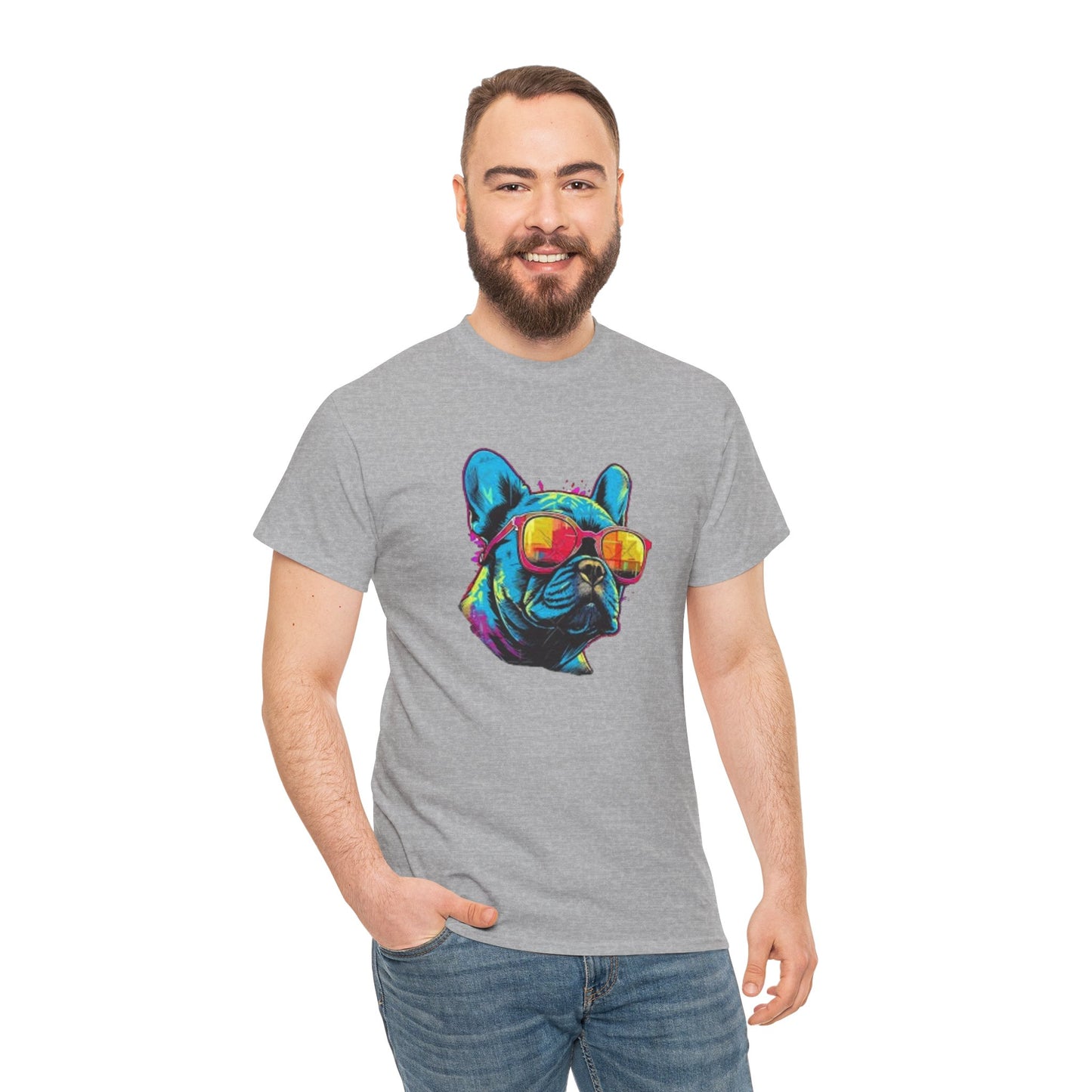 Cool Dog Vibes Unisex Heavy Cotton Tee