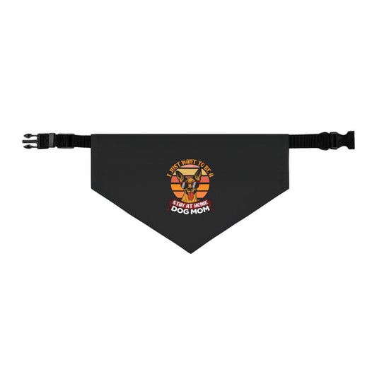 Dog Mom Pet Bandana Collar