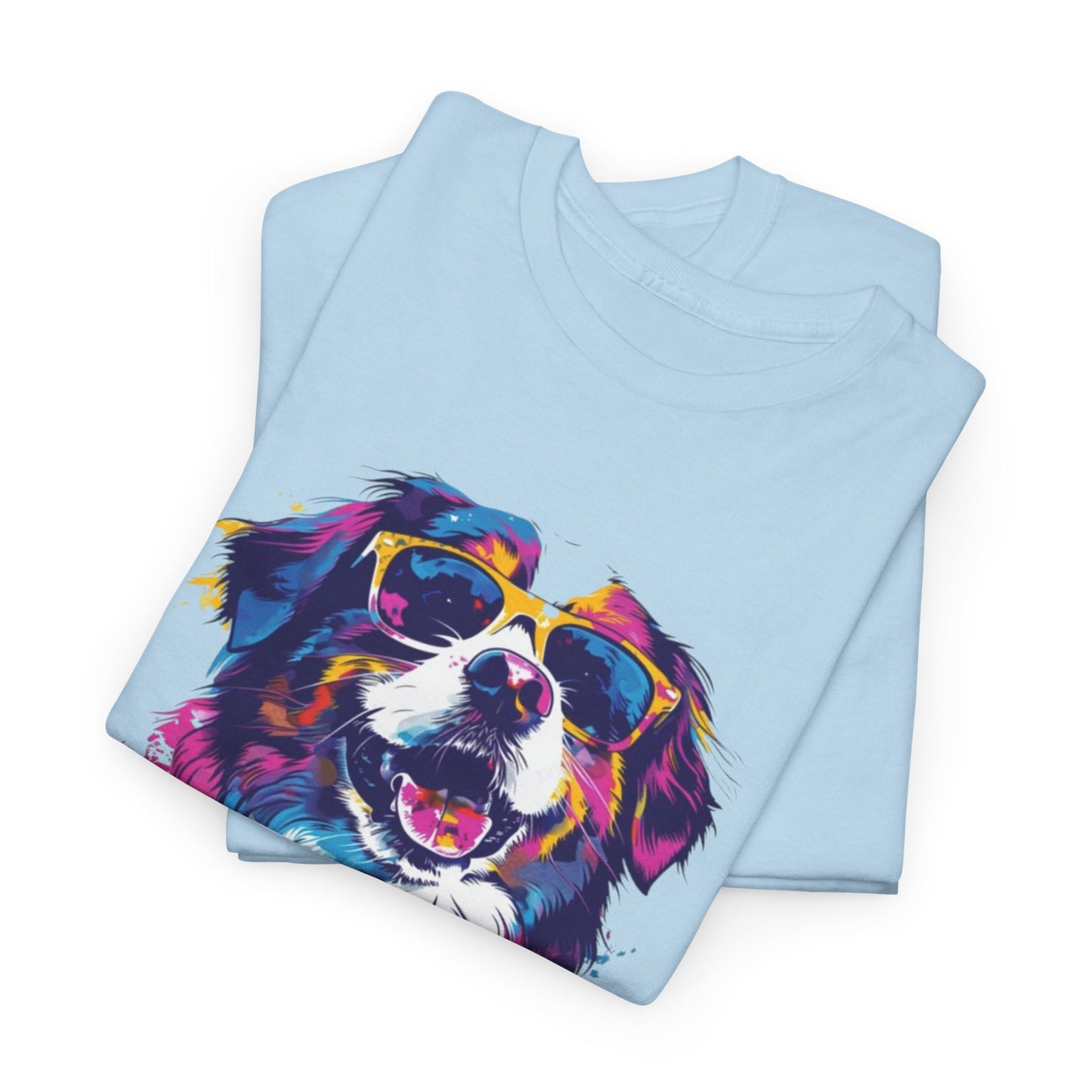 Colorful Dog Art Tee