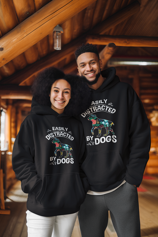 Easily Distracted by Dogs Hoodie