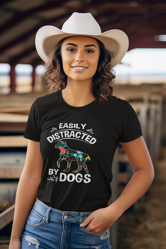 Easily Distracted by Dogs Tee